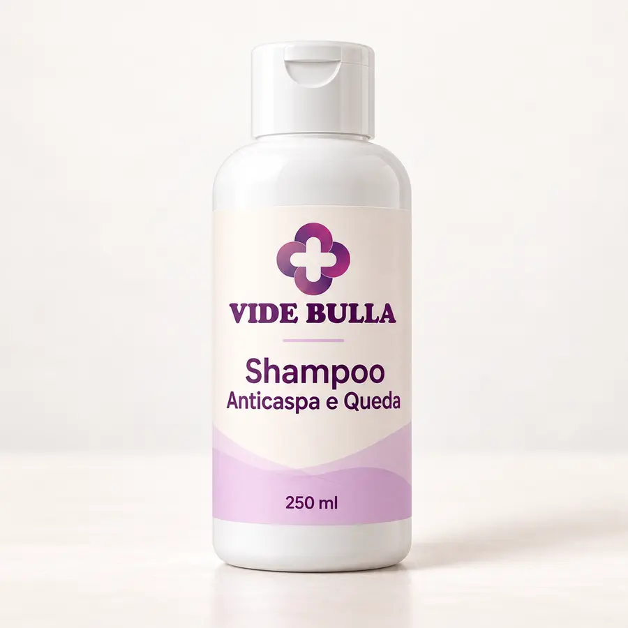 Imagem ilustrativa de Shampoo anti caspa e queda